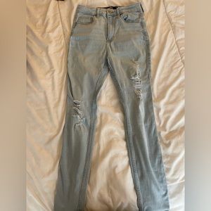 Super high rise skinny jeans from Hollister